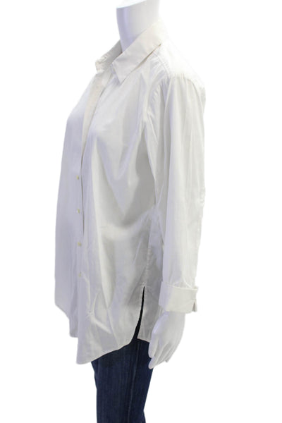 Paper White Womens Long Sleeve Top Size 12