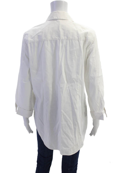 Paper White Womens Long Sleeve Top Size 12