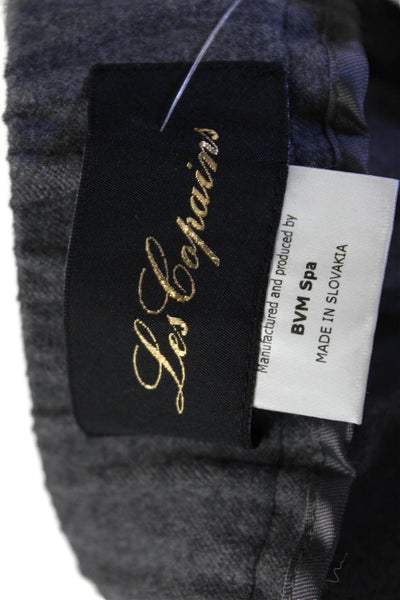 Les Copains Mens Dark Grey Pants Inseam 30 Size 48