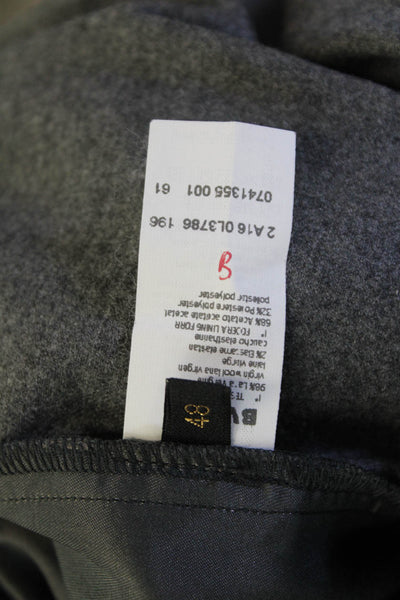 Les Copains Mens Dark Grey Pants Inseam 30 Size 48