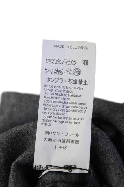 Les Copains Mens Dark Grey Pants Inseam 30 Size 48