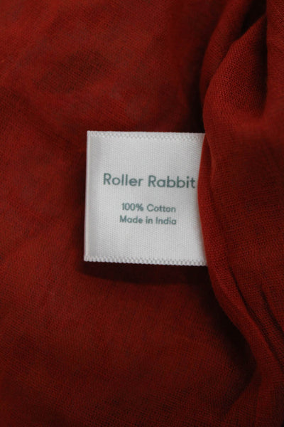 Roller Rabbit Girls Cotton Paisley Print Rodez Reilly Dress Red Multi Size 8