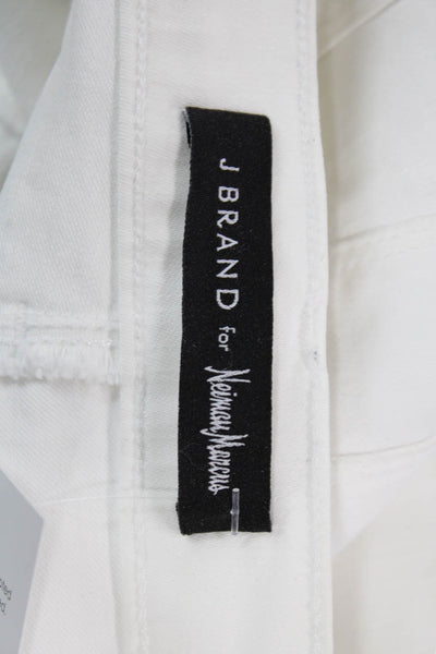 J Brand Womens Skinny Ankle Jeans White Size 28