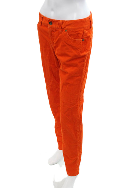 Vineyard Vines Women Orange Chino Pants Size 6