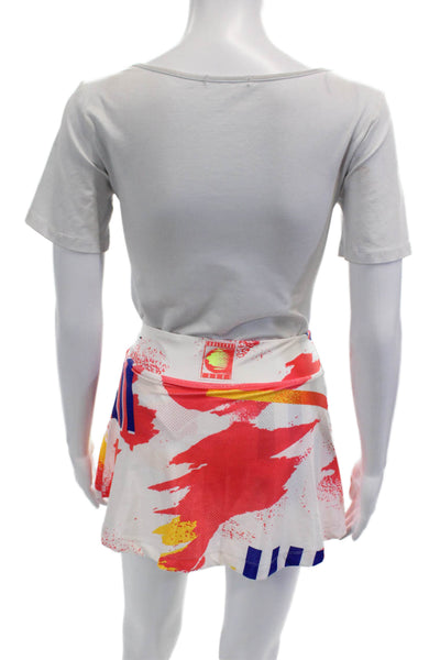 Nike Women Mini Skater Skort Red Graphic Print Size XS