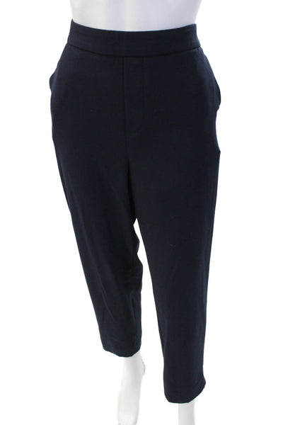 Banana Republic Women Cropped Ankle Dress Pants Dark Blue Size 10