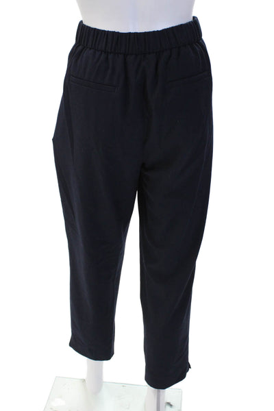 Banana Republic Women Cropped Ankle Dress Pants Dark Blue Size 10