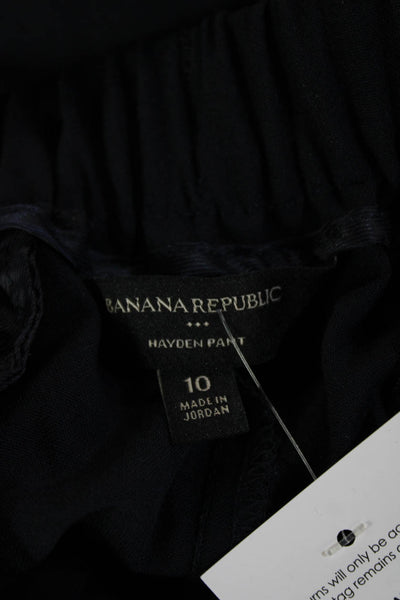 Banana Republic Women Cropped Ankle Dress Pants Dark Blue Size 10