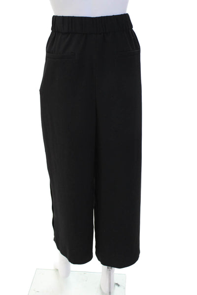 H&M Womens Cropped Sweatpants Black Size 10