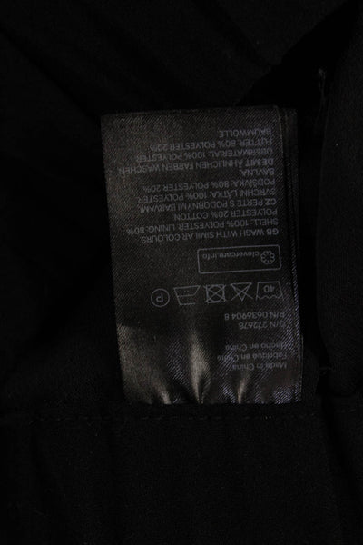 H&M Womens Cropped Sweatpants Black Size 10