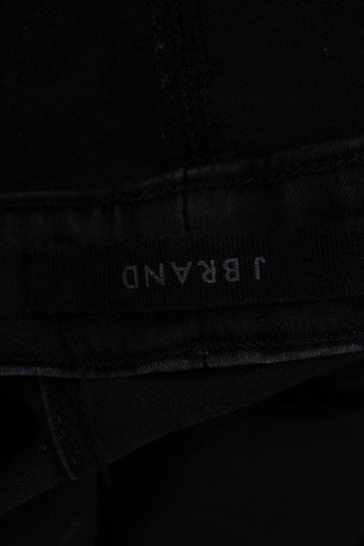 J Brand Women Skinny Jeggings Black Mid Rise Button Fly Size 26