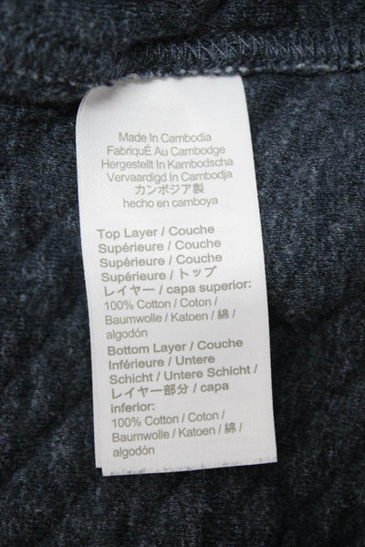 Crewcuts Boys Cotton Button Long Sleeve Collar Sweater Gray Size M