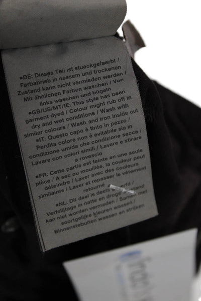 Closed Women Cropped Black Cotton Blend Pants Size 28