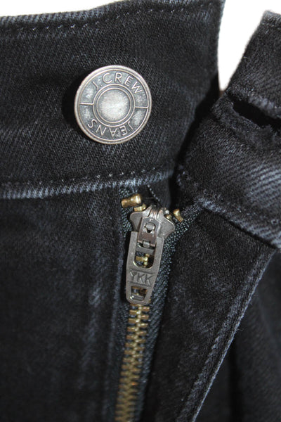 J Crew Mens Black Skinny Straight Jeans Size 35