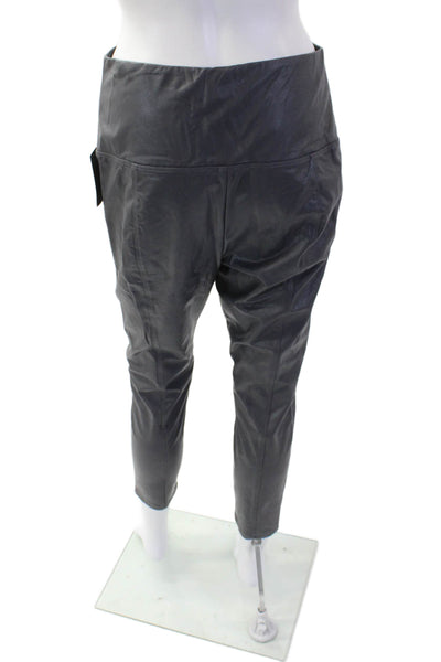 Lysse Womens Cropped Biker Ankle Pants Black Size L