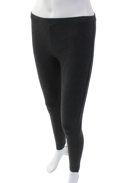 Hue Women Ankle Jeggings Dark Gray Cotton Spandex Size M