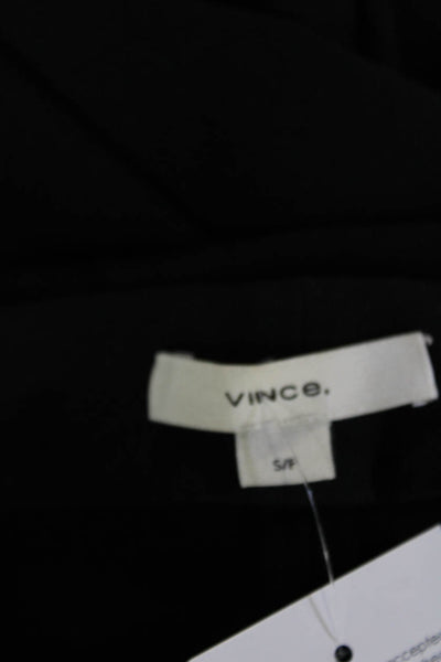 Vince Women Ankle Cropped Black Pants Size S