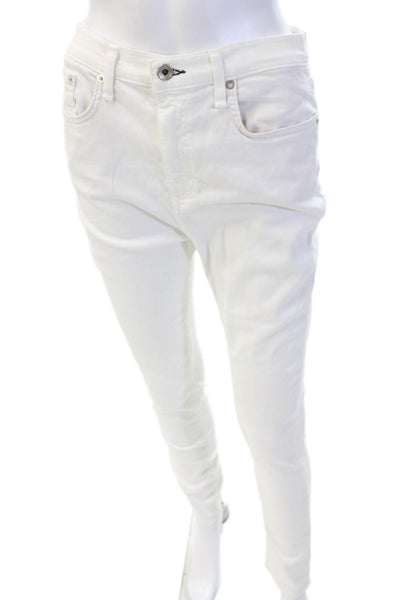 Rag & Bone Women Skinny White High-Rise Jeans Size 29