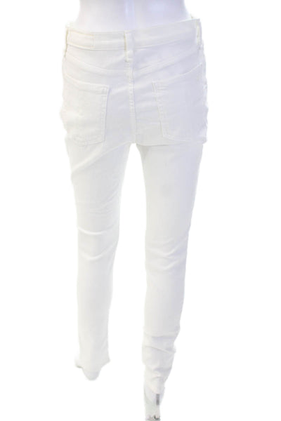 Rag & Bone Women Skinny White High-Rise Jeans Size 29