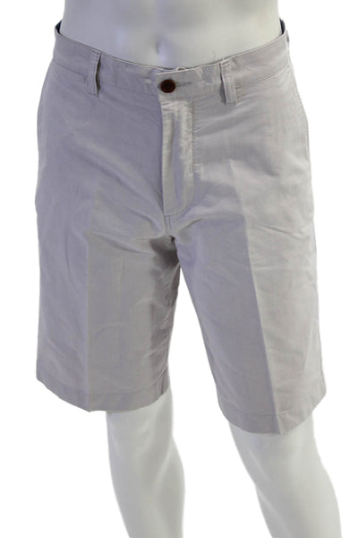 J Crew Mens Chino Shorts Beige Cotton Size 33