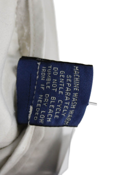 Faconnable Mens Chino Shorts Beige Button 100% Cotton Size 38