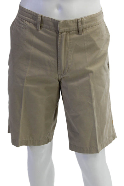 Barbour Mens Chino Shorts Beige 100% Nylon Size 36