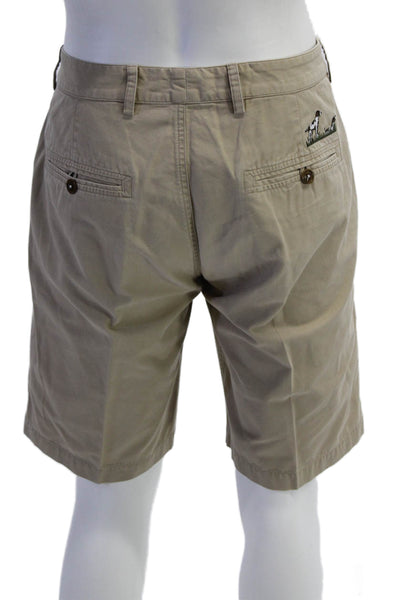 Barbour Mens Chino Shorts Beige 100% Nylon Size 36