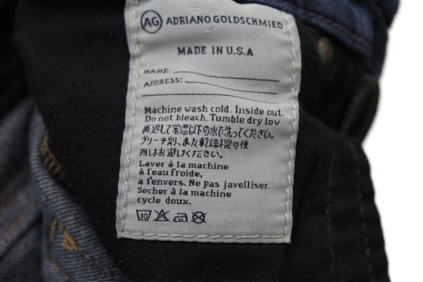 AG Adriano Goldschmied Women Ankle Skinny Jeans Dark Blue Petites Size 24