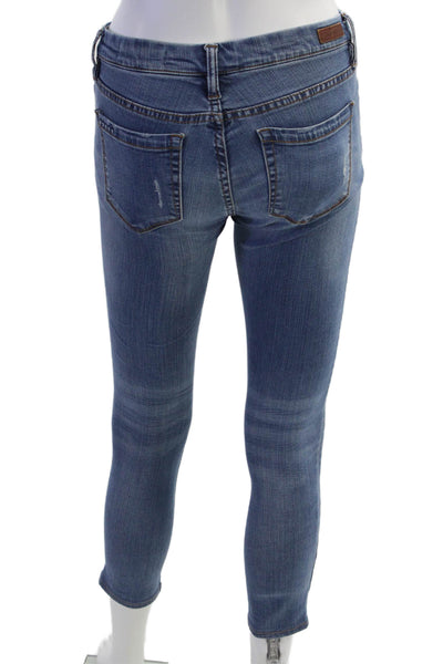 Blank NYC Women Ankle Skinny Blue Mid-Rise Jeans Size 25