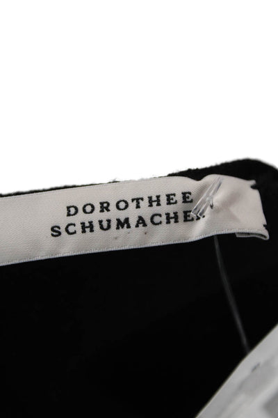 Dorothee Schumacher Unisex V-Neck Pullover Sweater Black Size S