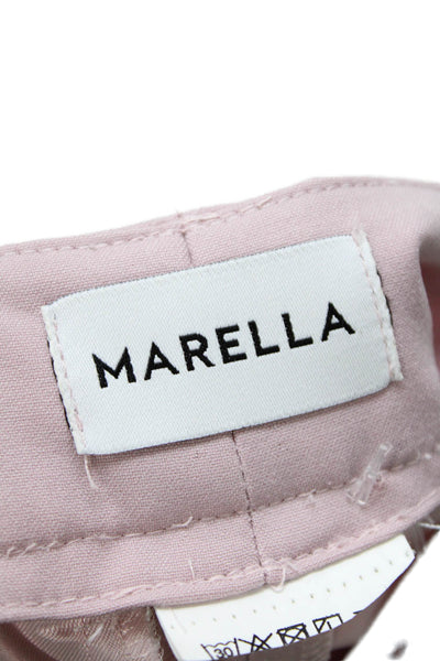 Marella Womens Pink Dress Pants Viscose Wool Size 26