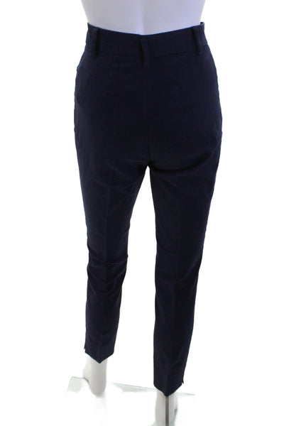 Apiece Apart Women Ankle Cropped Dress Pants Dark Blue Size XS