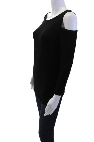 Michael Stars Womens Black Sleeveless Top Rayon Lycra Size One Size