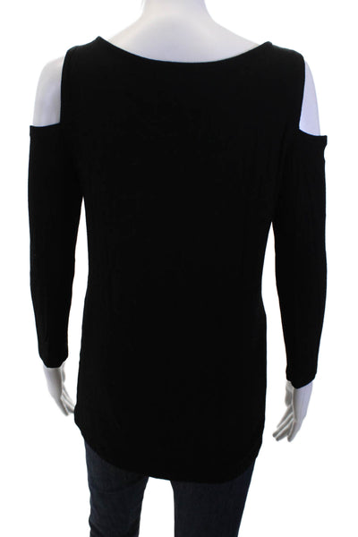 Michael Stars Womens Black Sleeveless Top Rayon Lycra Size One Size