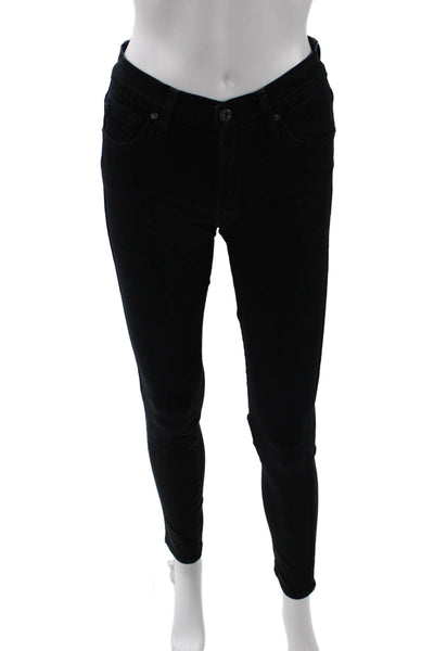 James Jeans, Women Skinny Jeggings Black Button Low Rise Size 26