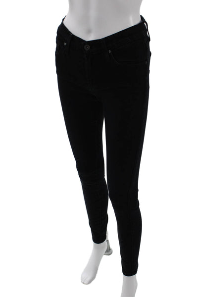 James Jeans, Women Skinny Jeggings Black Button Low Rise Size 26