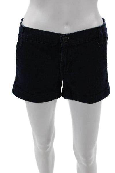 James Jeans Unisex Dark Blue Classic Solid Shorts Size 27
