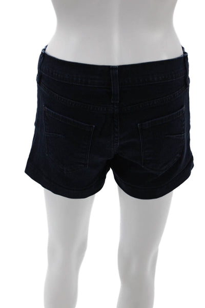 James Jeans Unisex Dark Blue Classic Solid Shorts Size 27
