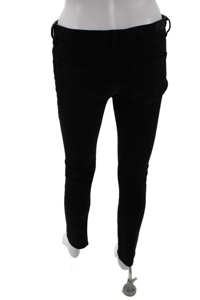 AG Adriano Goldschmied, Women Skinny Ankle Jeans Black Low Rise Size 28
