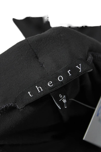 Theory Women Ankle Jeggings Black Size S