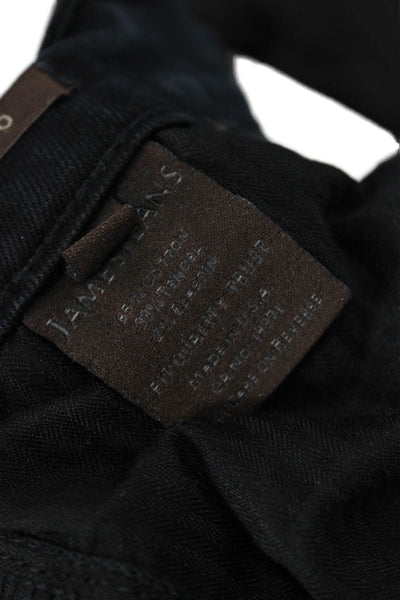 James Jeans Women Ankle Skinny Jeans Black Low Rise 28 Inseam Size 27