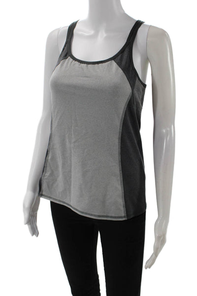 Splendid Womens Activewear Color Block Sleeveless Tank Top