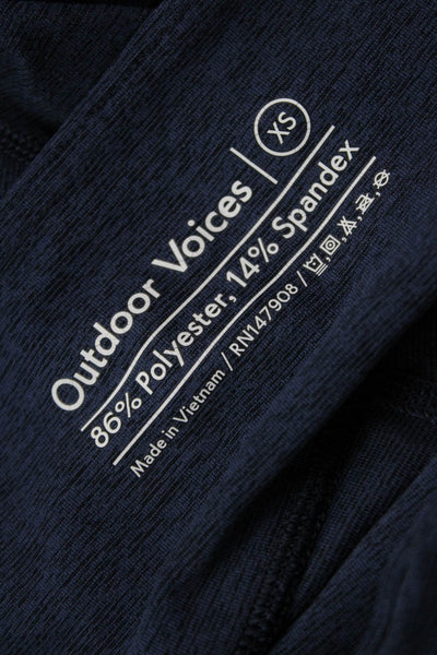 Outdoor Voices Women Ankle Jeggings Dark Blue Size XS