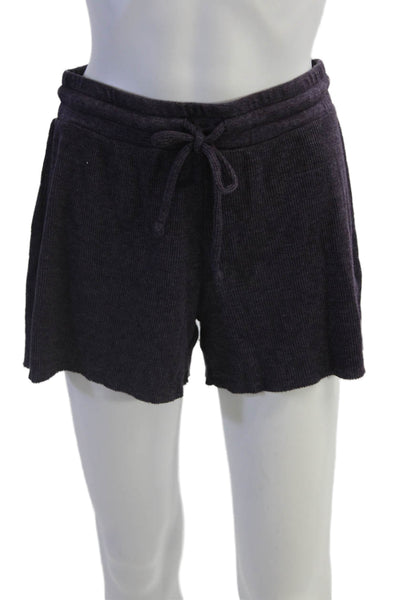 Michael Stars Unisex Sweat Shorts Dark Gray Drawstring Size S
