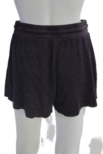 Michael Stars Unisex Sweat Shorts Dark Gray Drawstring Size S