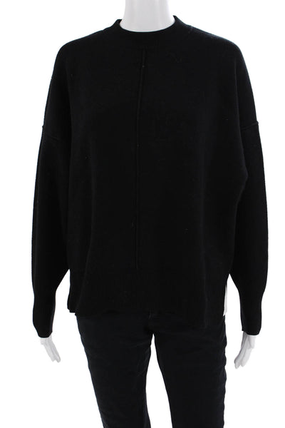 Zara Women Pullover Crew Neck Black Size M