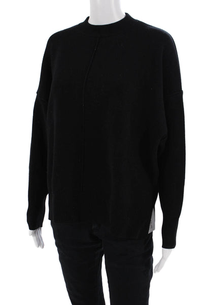Zara Women Pullover Crew Neck Black Size M