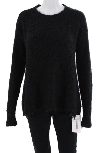 ATM Unisex Black Crew Neck Pullover Sweaters Size S