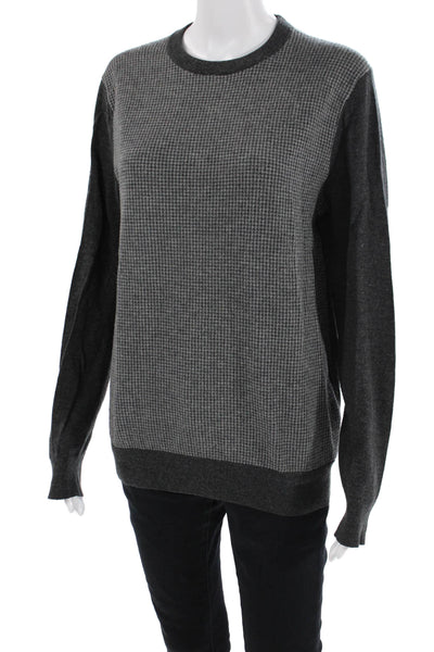 Michael Kors Mens Pullover Sweater Dark Gray Crew Neck Size S