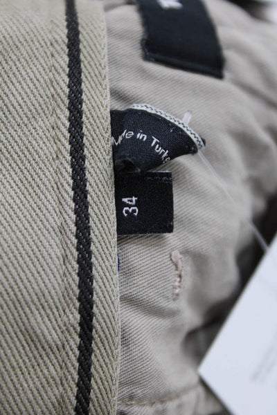 Theory Mens Beige Chinos Size 34